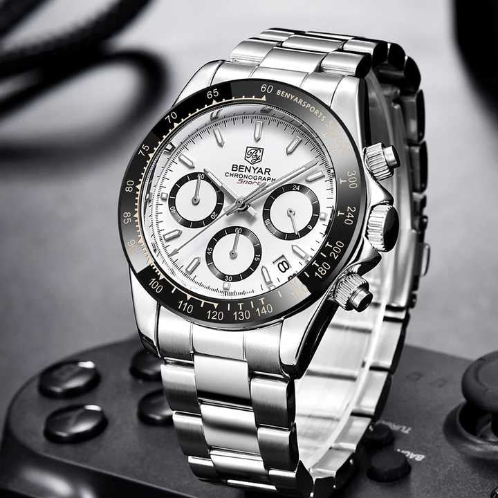 BENYAR 1659 Daytona Chronograph Quartz Watch Relojes